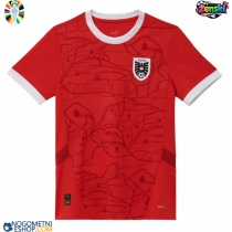 Ženski Nogometni dresi Avstrija Domači EP 2024 Kratek Rokav